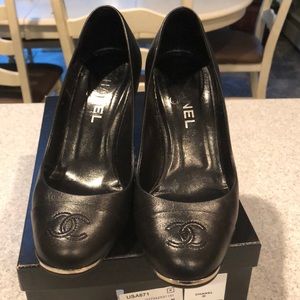 Chanel Black Heels